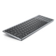 Dell Multi-Device KB740 - Keyboard - compact - wireless - 2.4 GHz, Bluetooth 5.0 - QWERTY - titan grey - ENG/RUS
