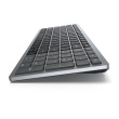 Dell Multi-Device KB740 - Keyboard - compact - wireless - 2.4 GHz, Bluetooth 5.0 - QWERTY - titan grey - ENG/RUS