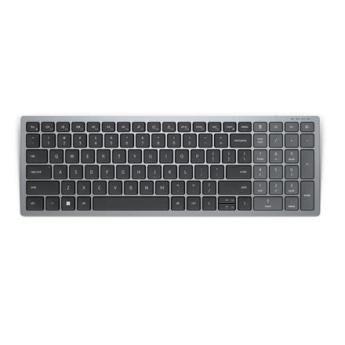 Dell Multi-Device KB740 - Keyboard - compact - wireless - 2.4 GHz, Bluetooth 5.0 - QWERTY - titan grey - ENG/RUS