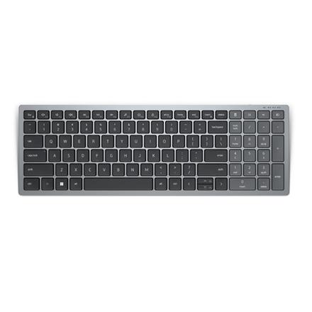 Dell Multi-Device KB740 - Keyboard - compact - wireless - 2.4 GHz, Bluetooth 5.0 - QWERTY - titan grey - ENG/RUS