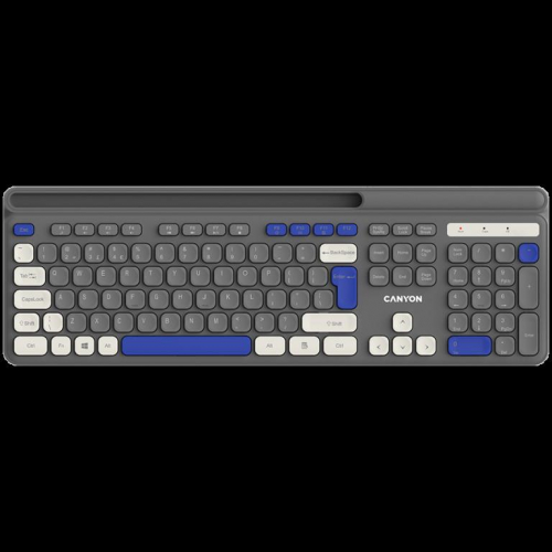 CANYON keyboard HKB-W03 EN AAA Wireless Grey