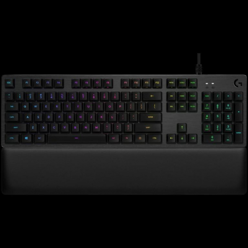 LOGITECH G513 Corded LIGHTSYNC Mechanical Gaming Keyboard - CARBON - US INT'L - USB - TACTILE