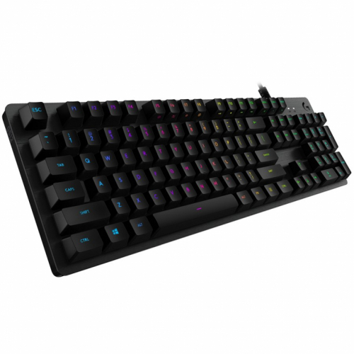 LOGITECH G512 Corded LIGHTSYNC Mechanical Gaming Keyboard - CARBON - US INT'L - USB - LINEAR