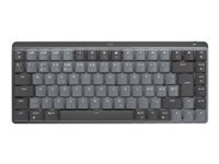 LOGITECH MX Mechanical Mini Minimalist Wireless Illuminated Keyboard GRAPHITE (PN) 2.4GHZ/BT LINEAR