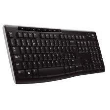 Logitech Wireless Keyboard K270 - Keyboard - wireless - 2.4 GHz - QWERTY ENG