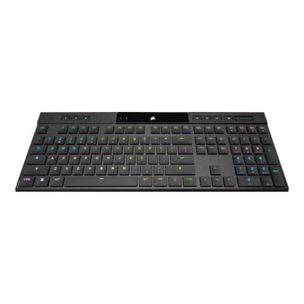 Corsair Keyboard | K100 AIR | Mechanical Gaming Keyboard | Wireless/Wired | Nordic | Bluetooth | Black | USB Type-A | CHERRY MX Ultra LP TACTILE