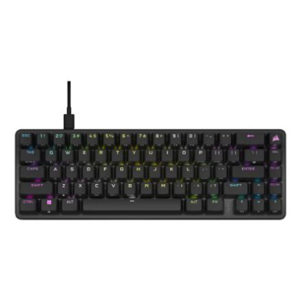 Corsair Keyboard | K65 PRO MINI RGB | Optical-Mechanical Gaming Keyboard | Wired | Nordic | Black | USB Type-A | CORSAIR OPX