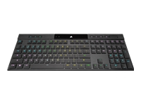 CORSAIR K100 RGB AIR Wireless Ultra-Thin Mechanical Gaming Keyboard Backlit RGB LED CHERRY ULP Tactile Black 46298774