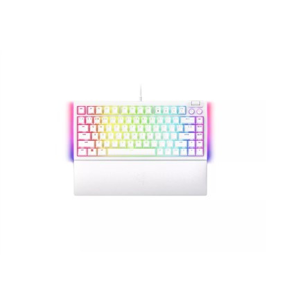 Razer BlackWidow V4 75% keyboard Gaming USB QWERTY US English White