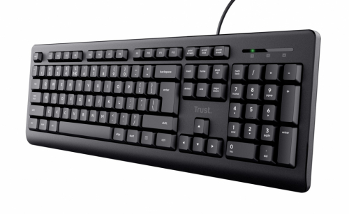 Trust TK-150 keyboard Universal USB QWERTY Black