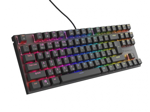 GAMING KEYBOARD GENESIS THOR 303 TKL CZ/SK RGB BACKLIGHT MECHANICAL SILENT SWITCH BLACK