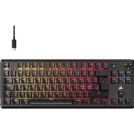 Corsair K70 CORE TKL | Tenkeyless Mechanical Gaming Keyboard | Wired | NOR | Black | 0.973 g | MLX RED