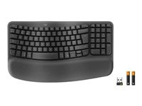 LOGITECH Wave Keys for Business Keyboard wireless Bluetooth 5.1 LE QWERTY graphite (PAN)