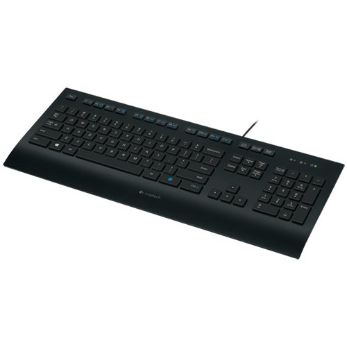 LOGITECH K280e Corded Keyboard - BLACK - USB - US INT'L - B2B