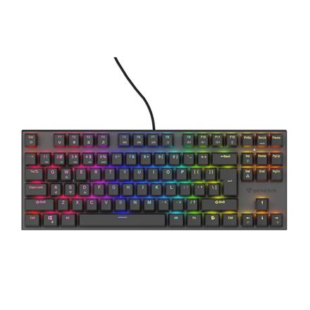 Genesis THOR 303 | Mechanical Gaming Keyboard | Wired | US | Black | USB Type-A | Outemu Peach Silent NKG-1881