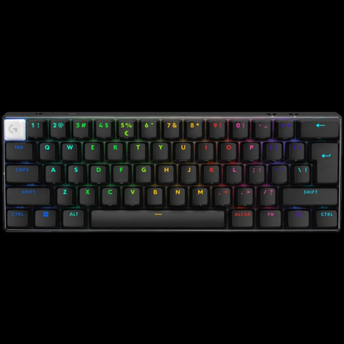 LOGITECH G PRO X 60 LIGHTSPEED Wireless Gaming Keyboard (Tactile) - BLACK - US INT'L - 2.4GHZ/BT - EMEA28-935 - TACTILE SWITCH