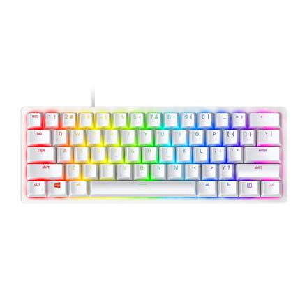 Razer | Huntsman Mini 60% | White | Gaming keyboard | Wired | Opto-Mechanical | RGB LED light | NORD RZ03-03392000-R3N1