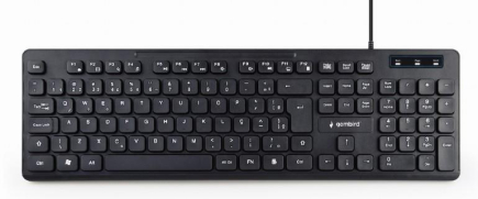 BOARD MULTIMEDIA USB ENG/BLACK KB-MCH-04 GEMBIRD
