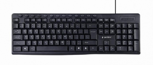 BOARD MULTIMEDIA USB ENG/BLACK KB-UM-107 GEMBIRD