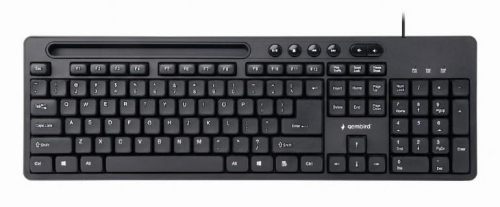 BOARD MULTIMEDIA USB ENG/BLACK KB-UM-108 GEMBIRD