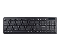 GEMBIRD KB-MCH-04-RU Multimedia keyboard black (RU)