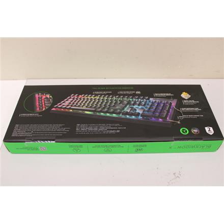 Taastatud. Razer BlackWidow V4 X Mechanical Gaming Keyboard, Yellow Switch, US Layout, Wired, Black | Razer | Mechanical Gaming Keyboard | BlackWidow V4 X | Mechanical Gaming Keyboard | Wired | US | DAMAGED PACKAGING | Black | Yellow Mechanical Switches