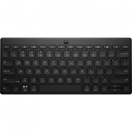 HP 355 Compact Wireless Bluetooth Keyboard - Multi-Device - Black - US ENG