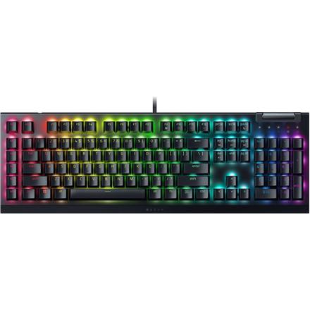 Razer | Mechanical Gaming Keyboard | BlackWidow V4 X | Gaming Keyboard | Wired | Nordic | Green Mechanical Switches (Clicky) RZ03-04700600-R3N1