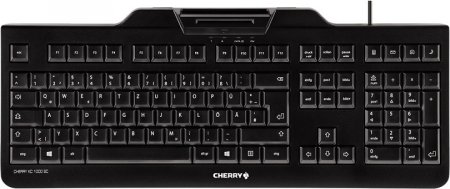 CHERRY KC 1000 SmartCard - Keyboard - USB - Eng/Est - black