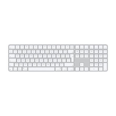 Apple Magic Keyboard with Touch ID and Numeric Keypad | Keyboard | Wireless | English | White