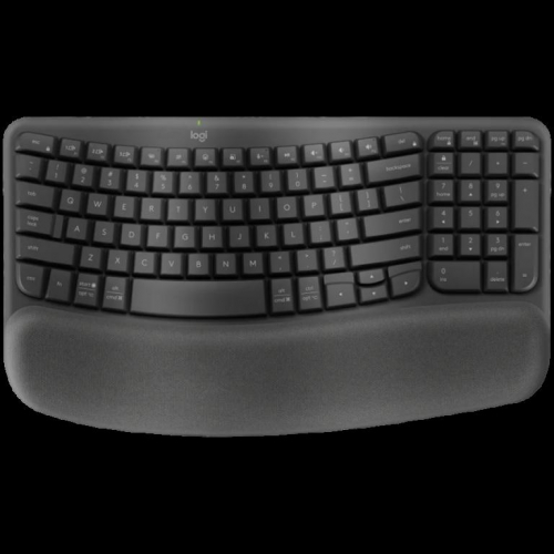 LOGITECH Wave Bluetooth ergonomic keyboard - GRAPHITE - NORDIC