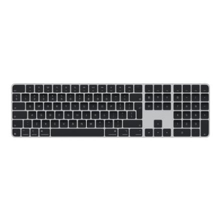 Apple Magic Keyboard with Touch ID and Numeric Keypad for Mac models with Apple silicon | Keyboard | Wireless | English | Black | Bluetooth, USB-C