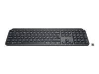 Logitech MX Keys for Business - Keyboard - backlit - wireless - Bluetooth, 2.4 GHz - QWERTY - Pan Nordic - graphite 