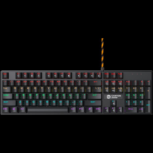 CANYON keyboard Deimos GK-4 Rainbow US Wired Black