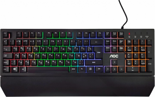 AOC GK200 Mechanical Feeling Wired Gaming Keyboard - Eng/Rus