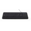 Gembird | Multimedia Keyboard | KB-UML-03 | Multimedia | Wired | US | Black