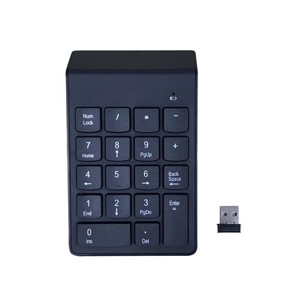 Gembird | Numeric keypad | KPD-W-02 | Numeric keypad | Wireless | N/A | Black