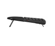 HP 685 Comfort Wireless Bluetooth Wave-Like Keyboard w/Palm Rest - Dual Mode, Sanitizable, Programmable, Adjustable Angles, Tilt - Black - US ENG