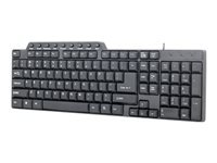 GEMBIRD KB-UM-104 Gembird compact multimedia keyboard KB-UM-104, USB , US layout, black