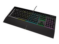 CORSAIR K55 RGB PRO Gaming Keyboard Backlit Zoned RGB LED Rubberdome