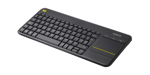 LOGITECH Wireless Touch Keyboard k400 Plus - INT BLACK T-920-007145