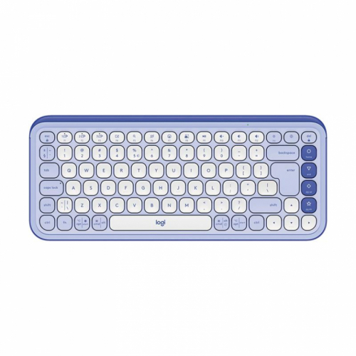 Logitech POP Icon Keys, US, lilla/valge - Juhtmevaba klaviatuur / 920-013074