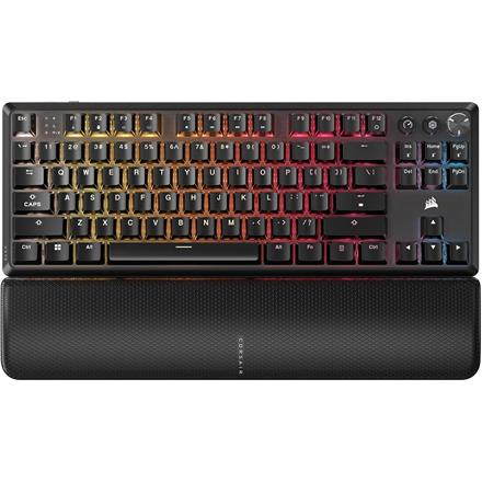 Corsair | Tenkeyless Mechanical Gaming Keyboard | K70 CORE TKL | Gaming Keyboard | Wireless | NOR | Black | MLX RED Switch | Wireless connection