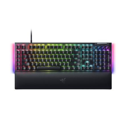 Razer | BlackWidow V4 | Mechanical Gaming keyboard | Wired | US | Black | Green Switch RZ03-04690100-R3M1