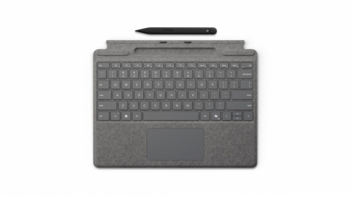 Microsoft Surface Pro Keyboard with Slim Pen for Business QWERTZ German Microsoft Cover port Platinum