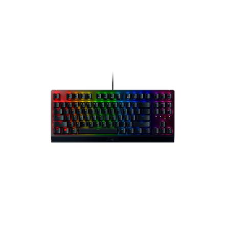 Razer | BlackWidow V3 Tenkeyless | Black | Gaming keyboard | Wired | RGB LED light | RU RZ03-03490700-R3R1