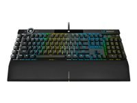 CORSAIR K100 RGB Optical Mechanical Gaming Keyboard Backlit RGB LED CORSAIR OPX RAPIDFIRE Black PBT Keycaps