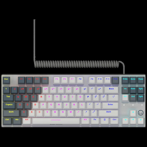 LORGAR Azar 514TKL, Wired RGB mechanical gaming keyboard, white, EN layout