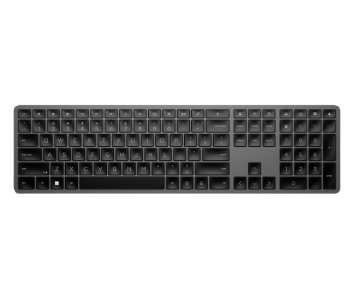 HP 975 Wireless Backlit Keyboard - Multi-Device, Dual-Mode, Programmable - Black - US ENG