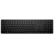 HP 455 Programmable Wireless Keyboard, Sanitizable - Black - US ENG